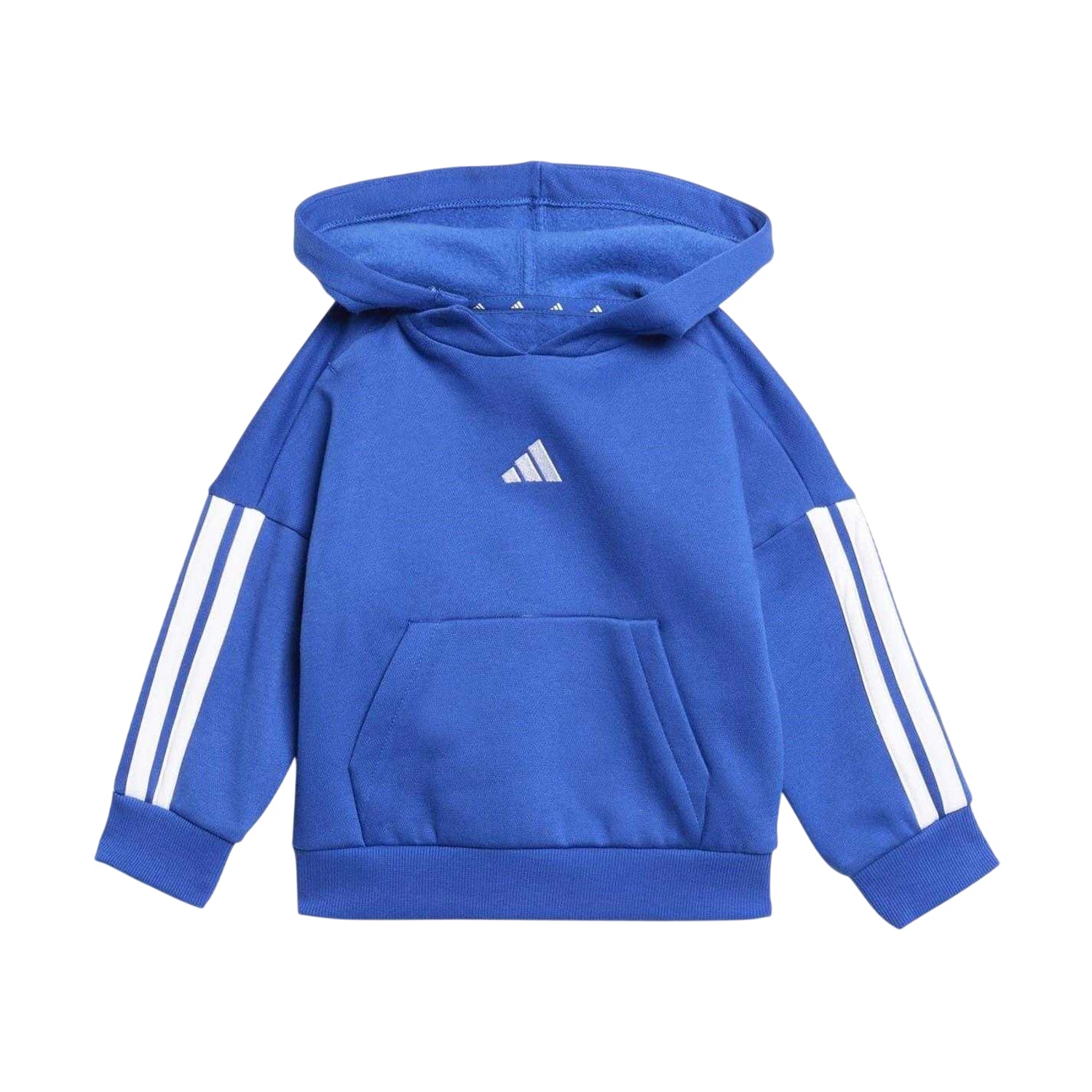 Blue-White - Back - Adidas Baby Essentials Hoodie And Joggers Set Set