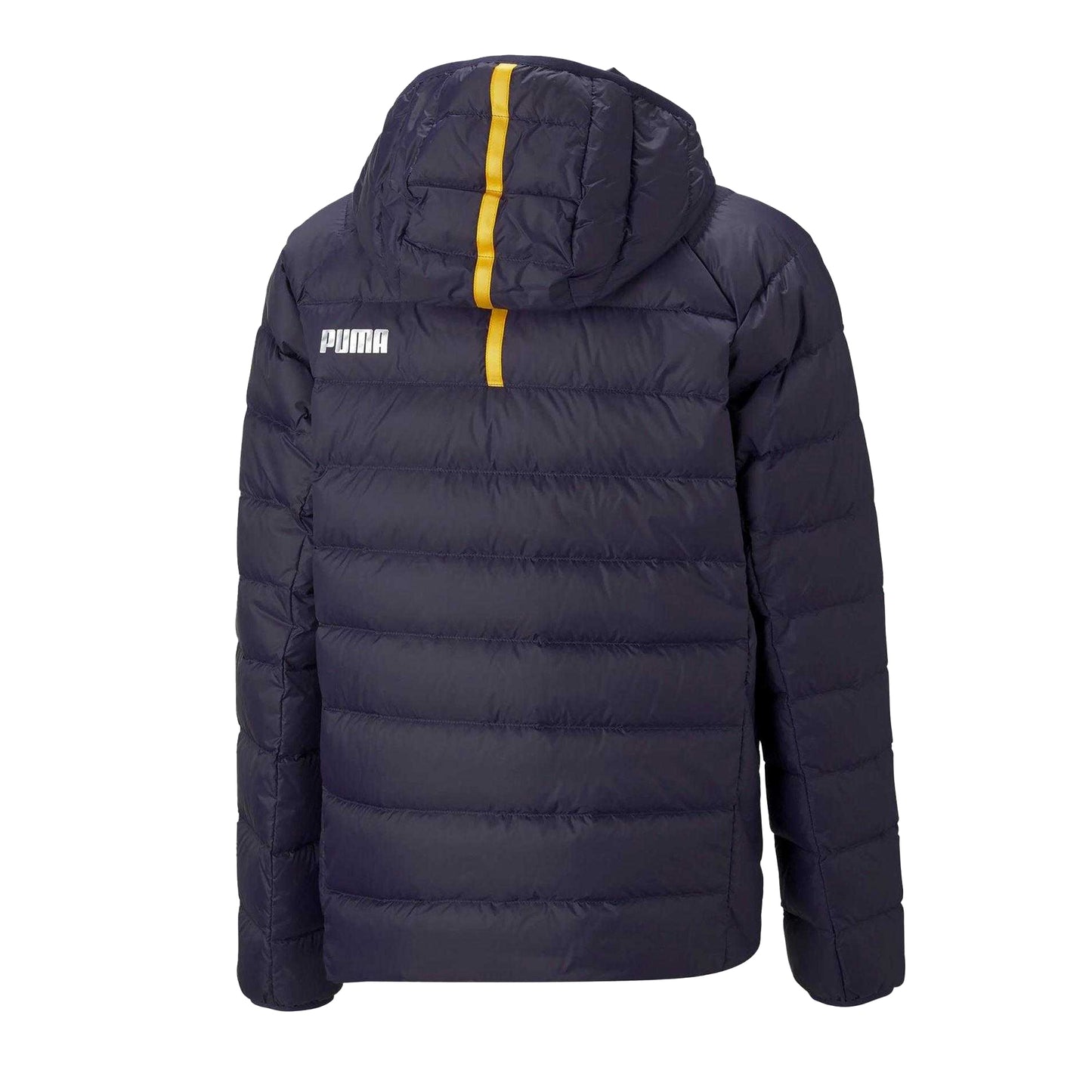 Navy - Back - Puma Childrens-Kids Logo Hooded Jacket