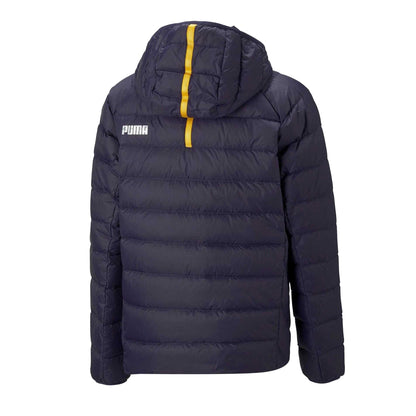 Navy - Back - Puma Childrens-Kids Logo Hooded Jacket