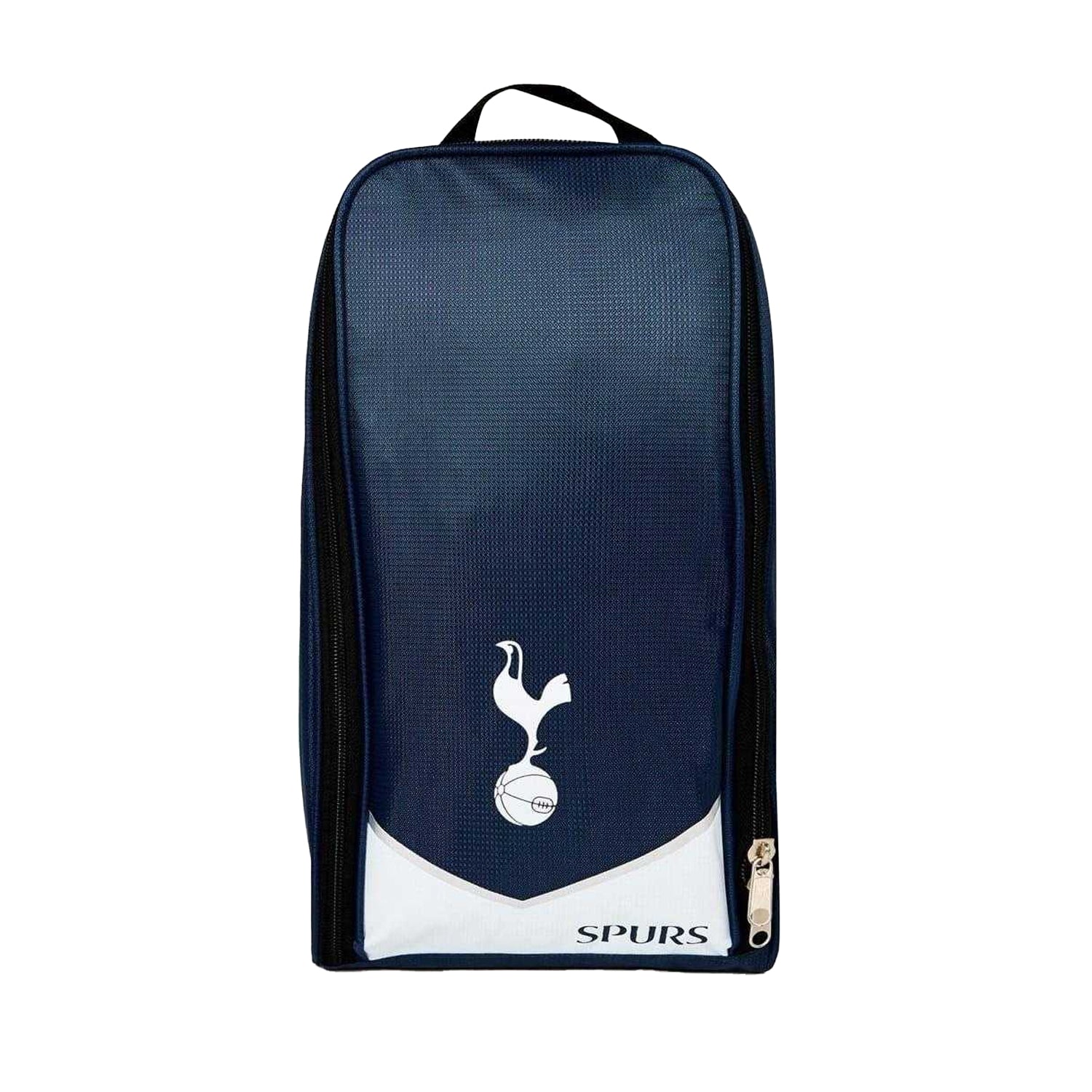 Navy-White - Front - Tottenham Hotspur FC Crest Football Boot Bag