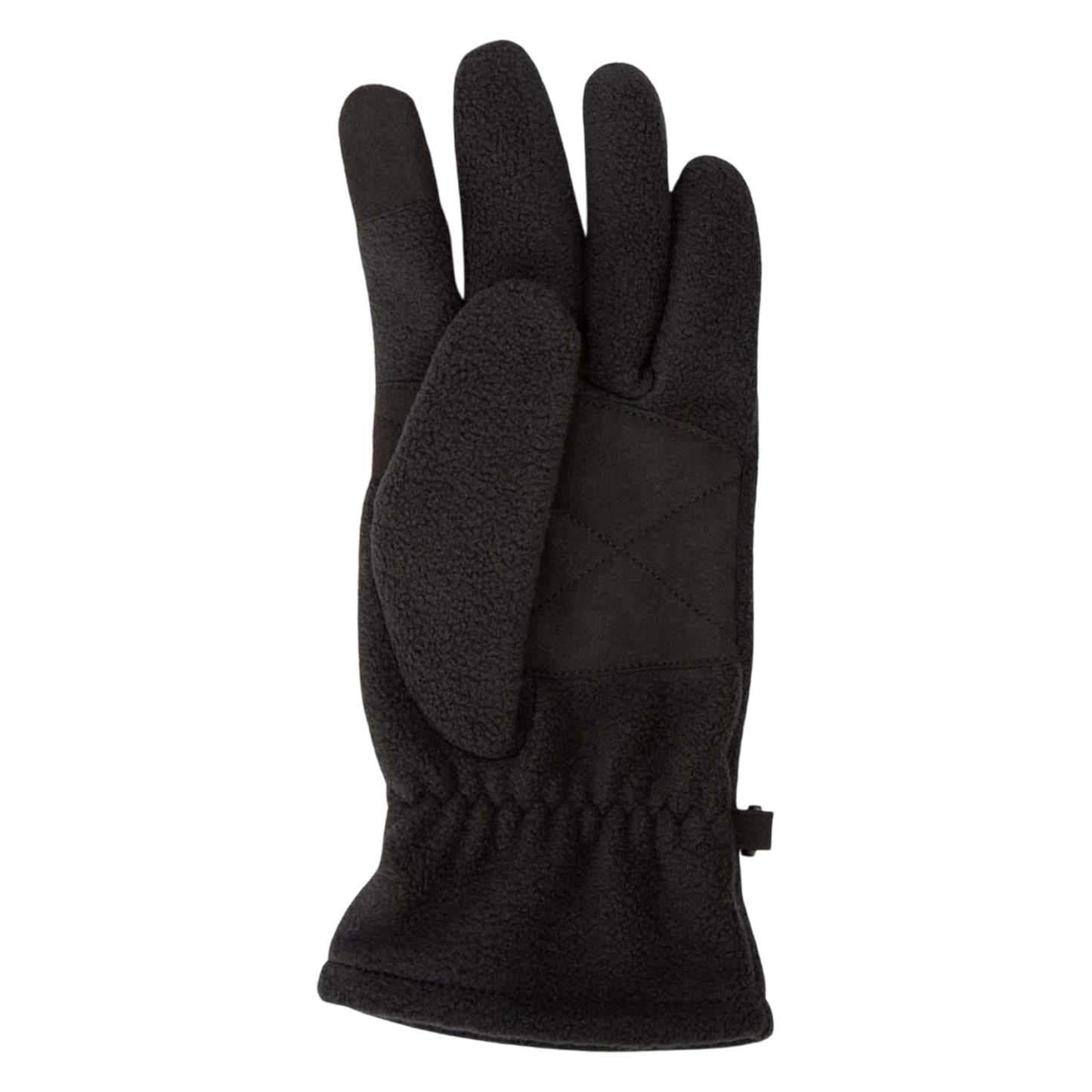 Black - Back - Hugo Fleece Logo Winter Gloves