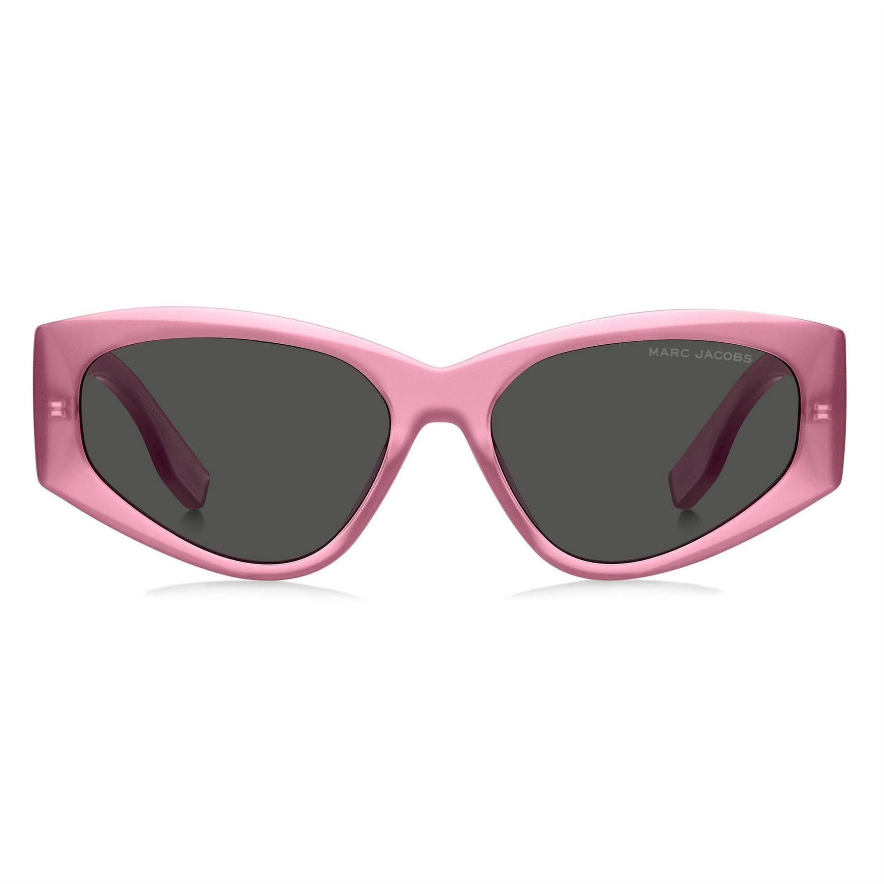 Pink - Back - Marc Jacobs Womens-Ladies Round Sunglasses