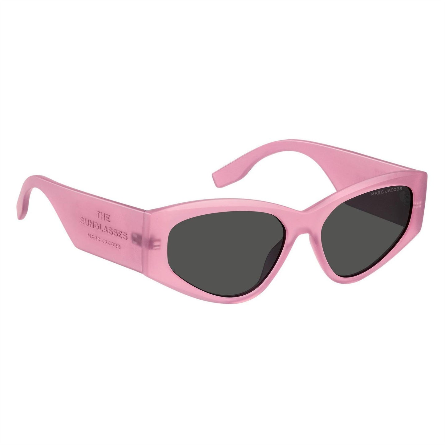 Pink - Side - Marc Jacobs Womens-Ladies Round Sunglasses
