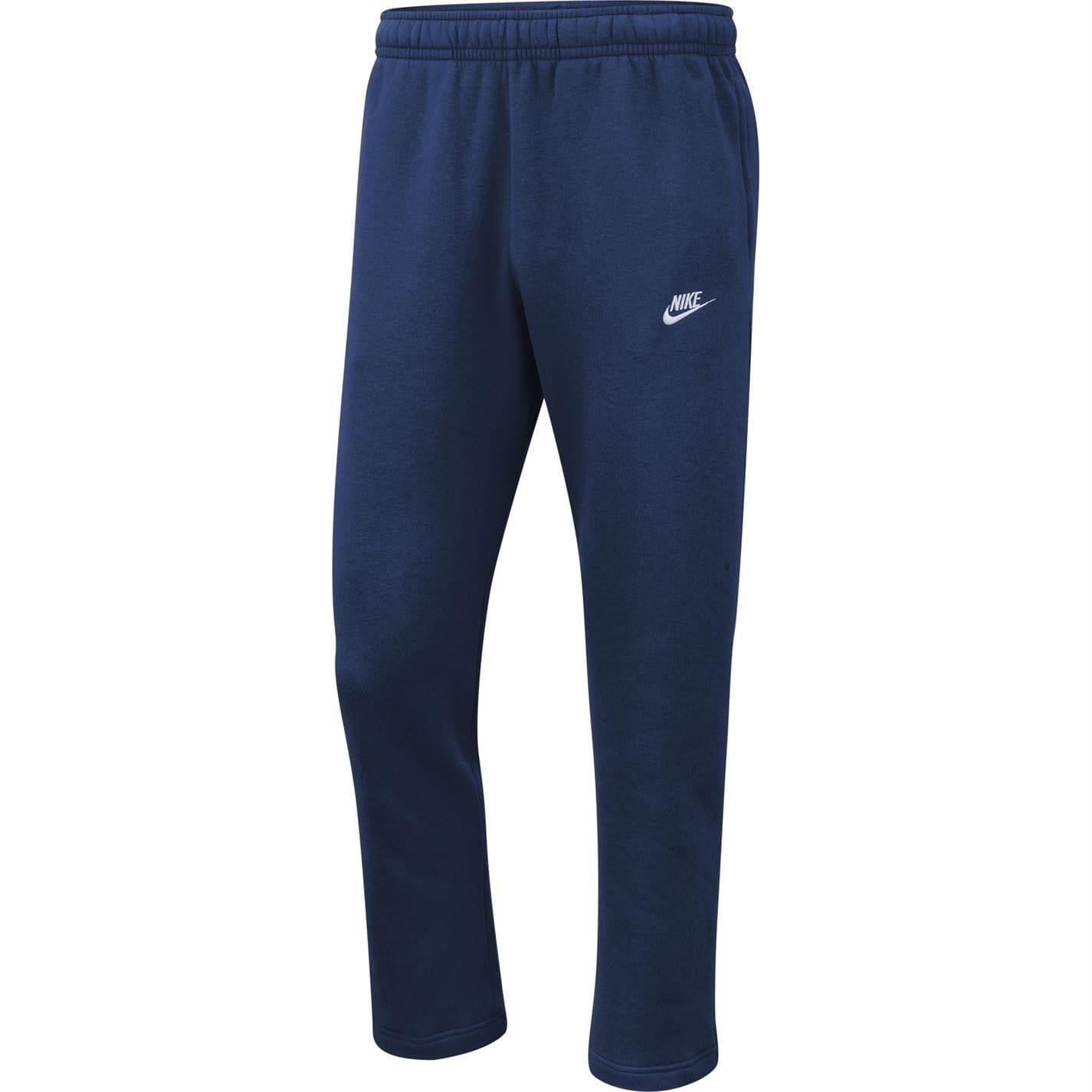 Navy - Front - Nike Mens Club Embroidered Logo Joggers