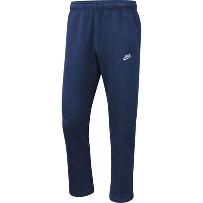 Navy - Front - Nike Mens Club Embroidered Logo Joggers