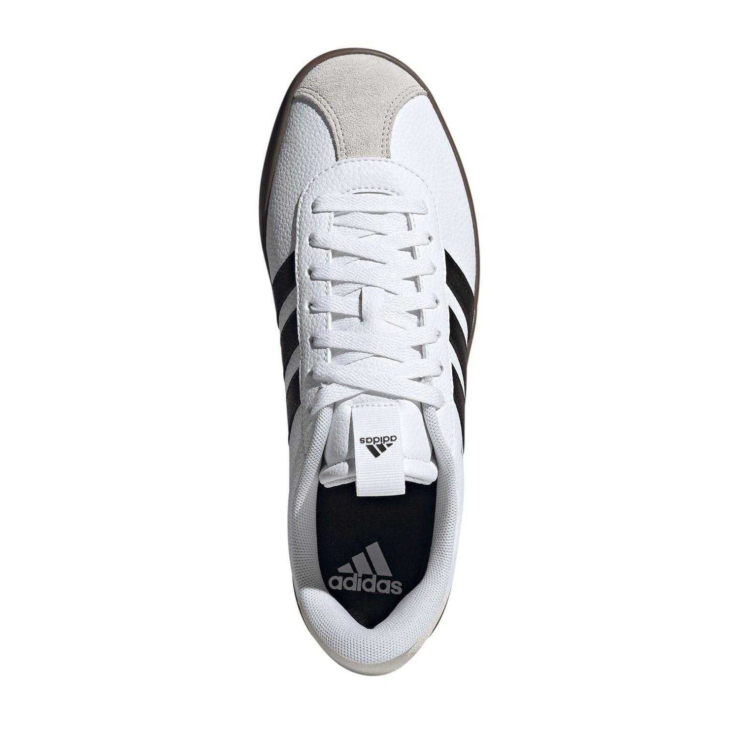 White-Black - Lifestyle - Adidas Mens VL Court 3.0 Flat Trainers