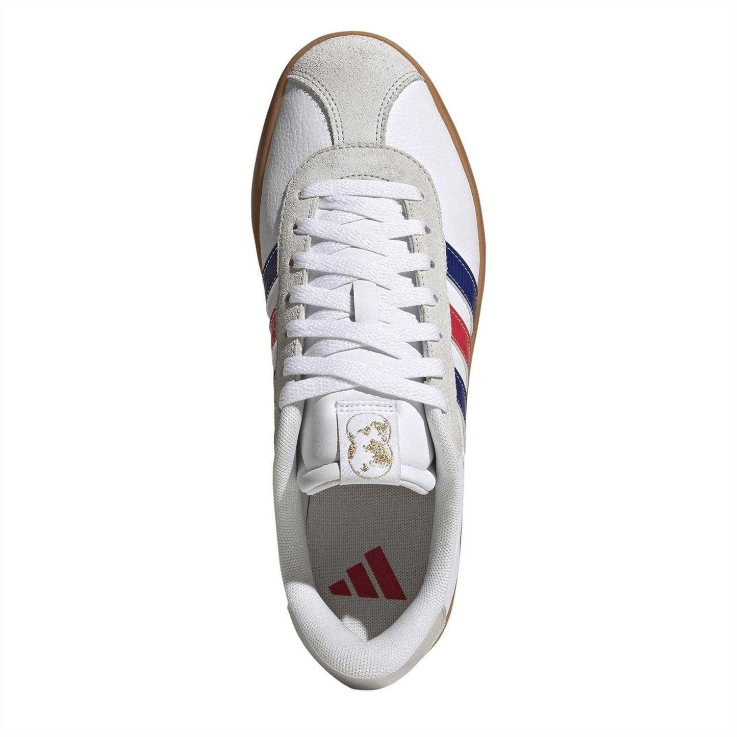 White-Blue-Red - Lifestyle - Adidas Mens VL Court 3.0 Flat Trainers