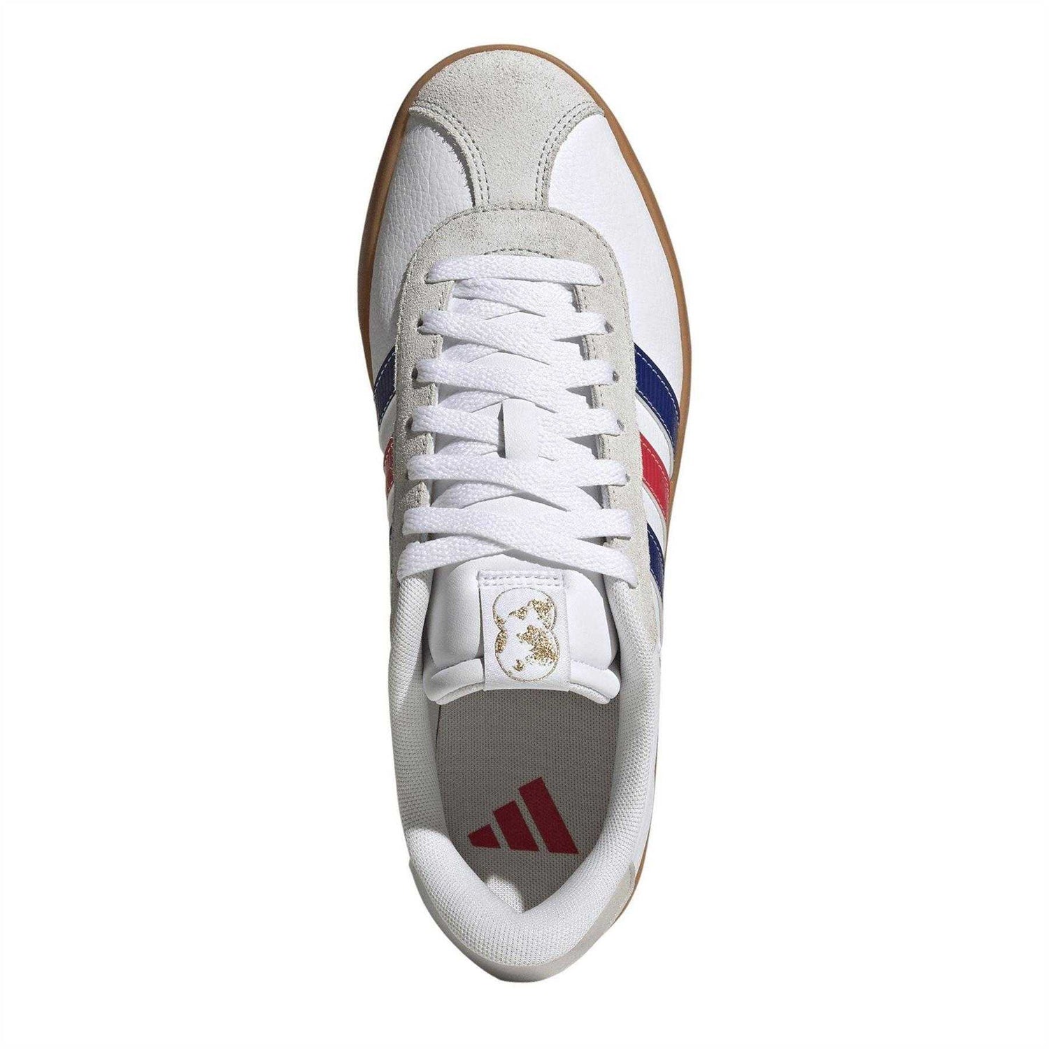 White-Blue-Red - Lifestyle - Adidas Mens VL Court 3.0 Flat Trainers