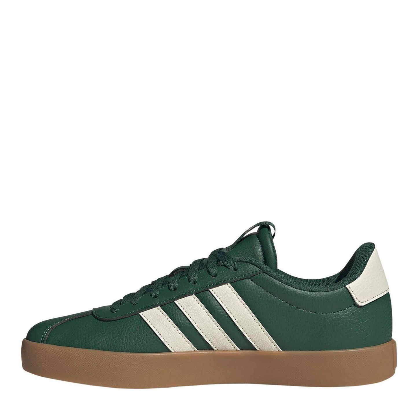 Green-White - Back - Adidas Mens VL Court 3.0 Flat Trainers