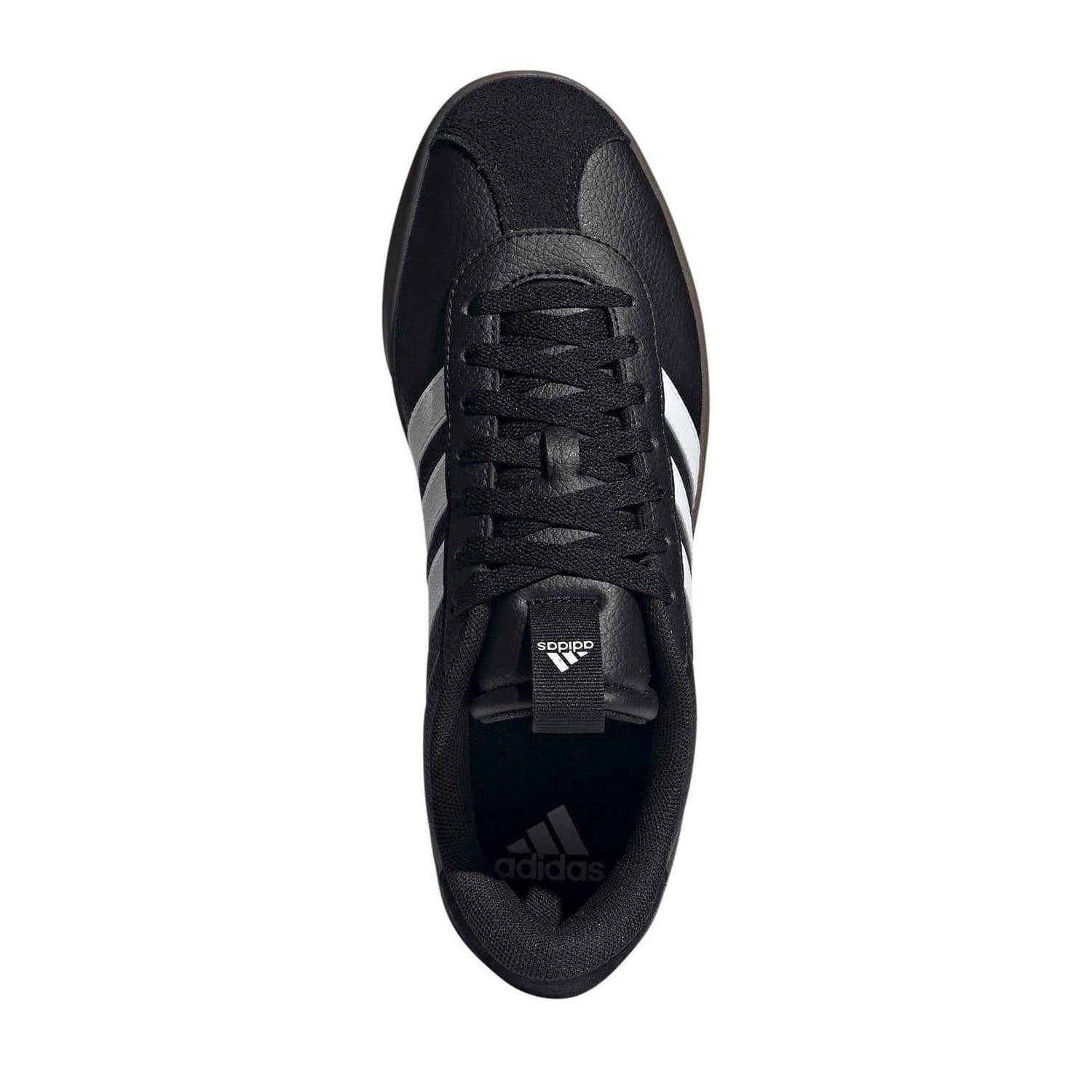 Black-White - Lifestyle - Adidas Mens VL Court 3.0 Flat Trainers