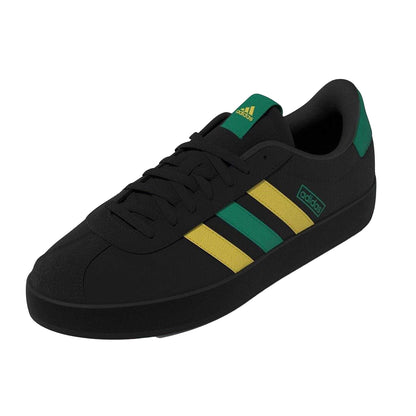 Black-Yellow - Lifestyle - Adidas Mens VL Court 3.0 Flat Trainers