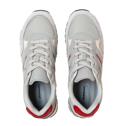 Light Grey - Side - Donnay Mens Bob Trainers