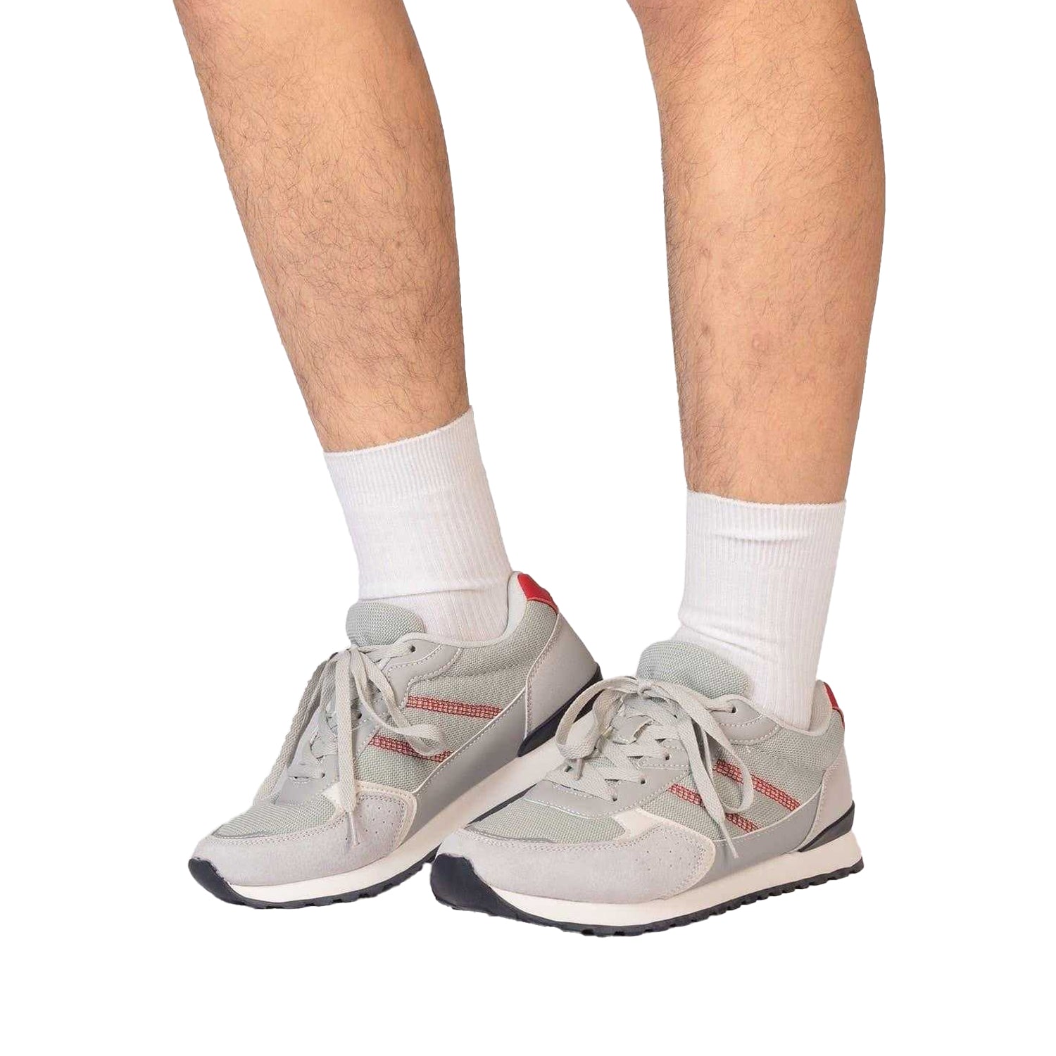 Light Grey - Lifestyle - Donnay Mens Bob Trainers