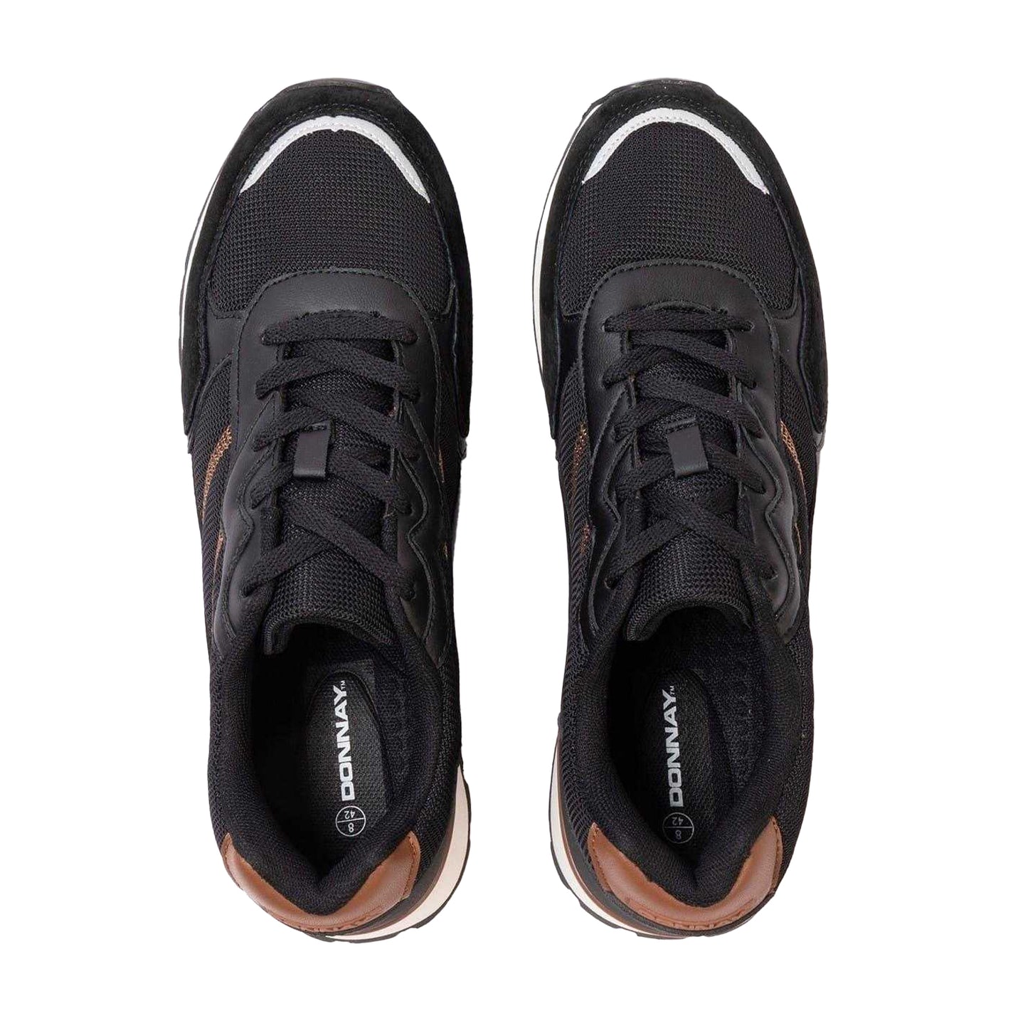 Black - Side - Donnay Mens Bob Trainers