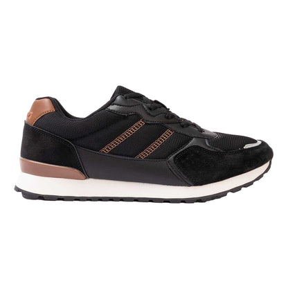 Black - Front - Donnay Mens Bob Trainers