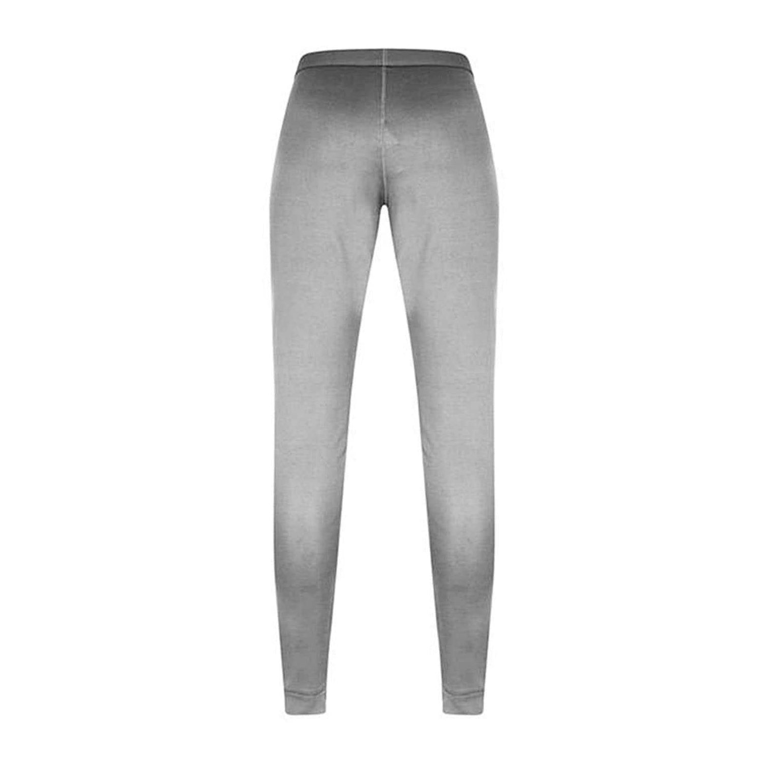 Grey - Back - Campri Mens Plain Thermal Bottoms