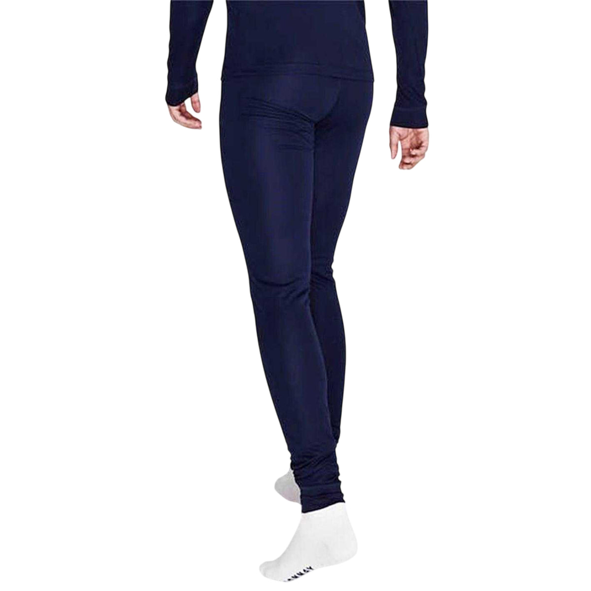 Navy - Back - Campri Mens Plain Thermal Bottoms