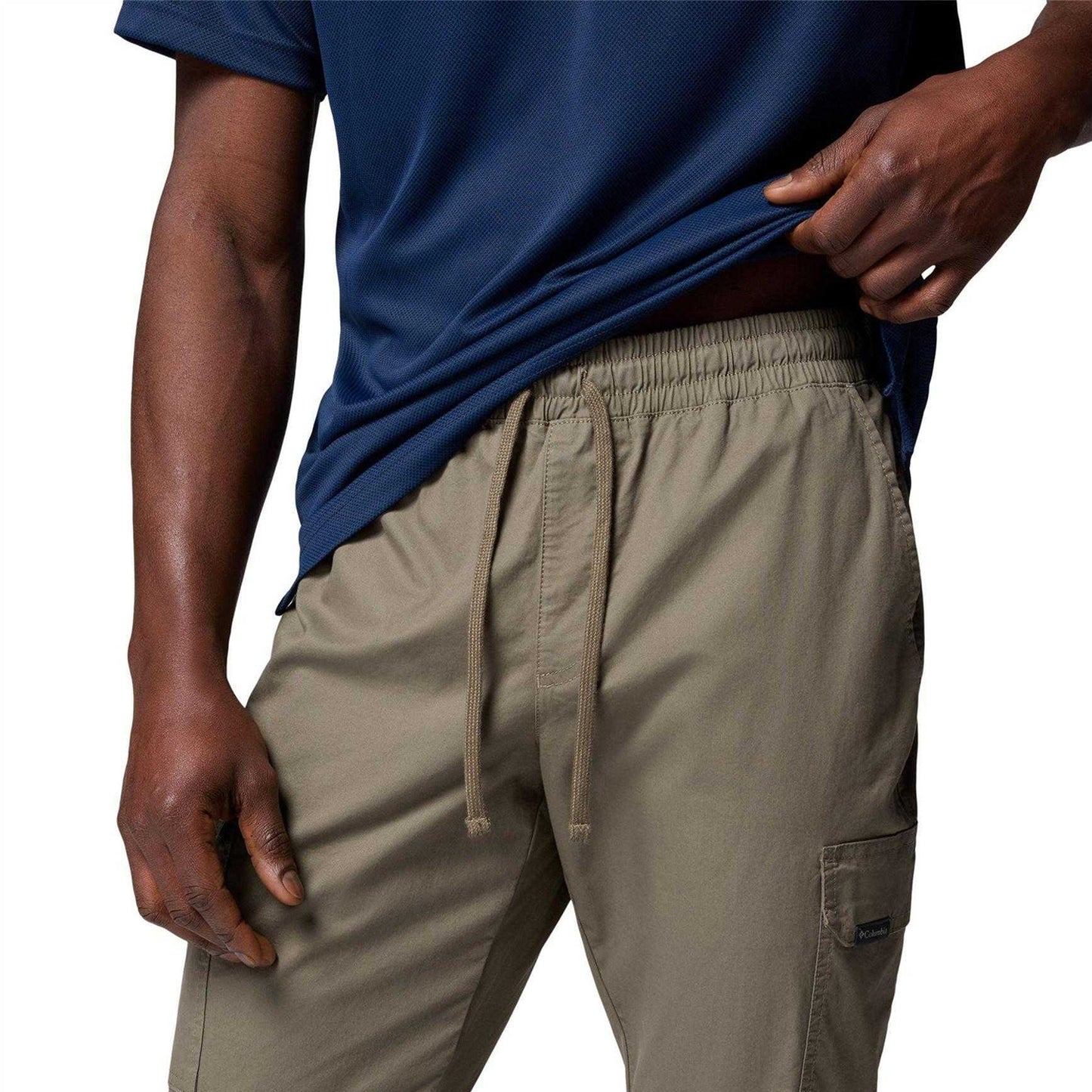 Green - Side - Columbia Mens Rapid Plain Trousers