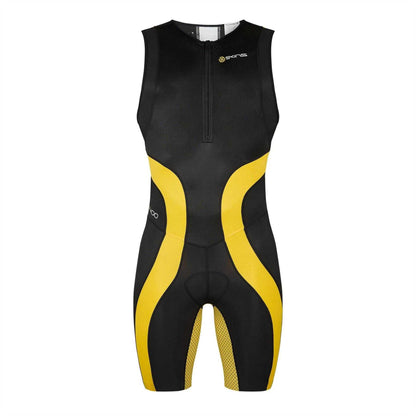 Black - Front - Skins Mens Triathlon Trisuit
