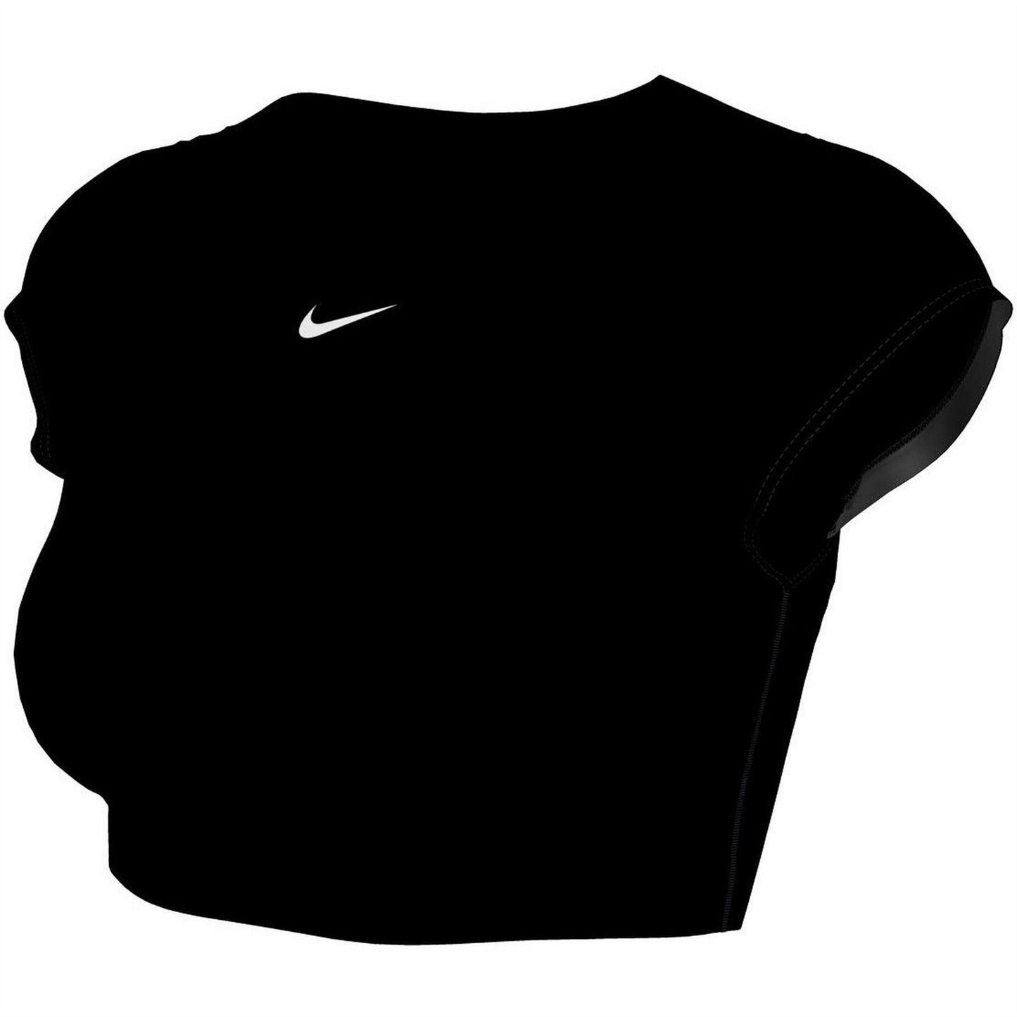 Black - Side - Nike Womens-Ladies Performance Bikini Top