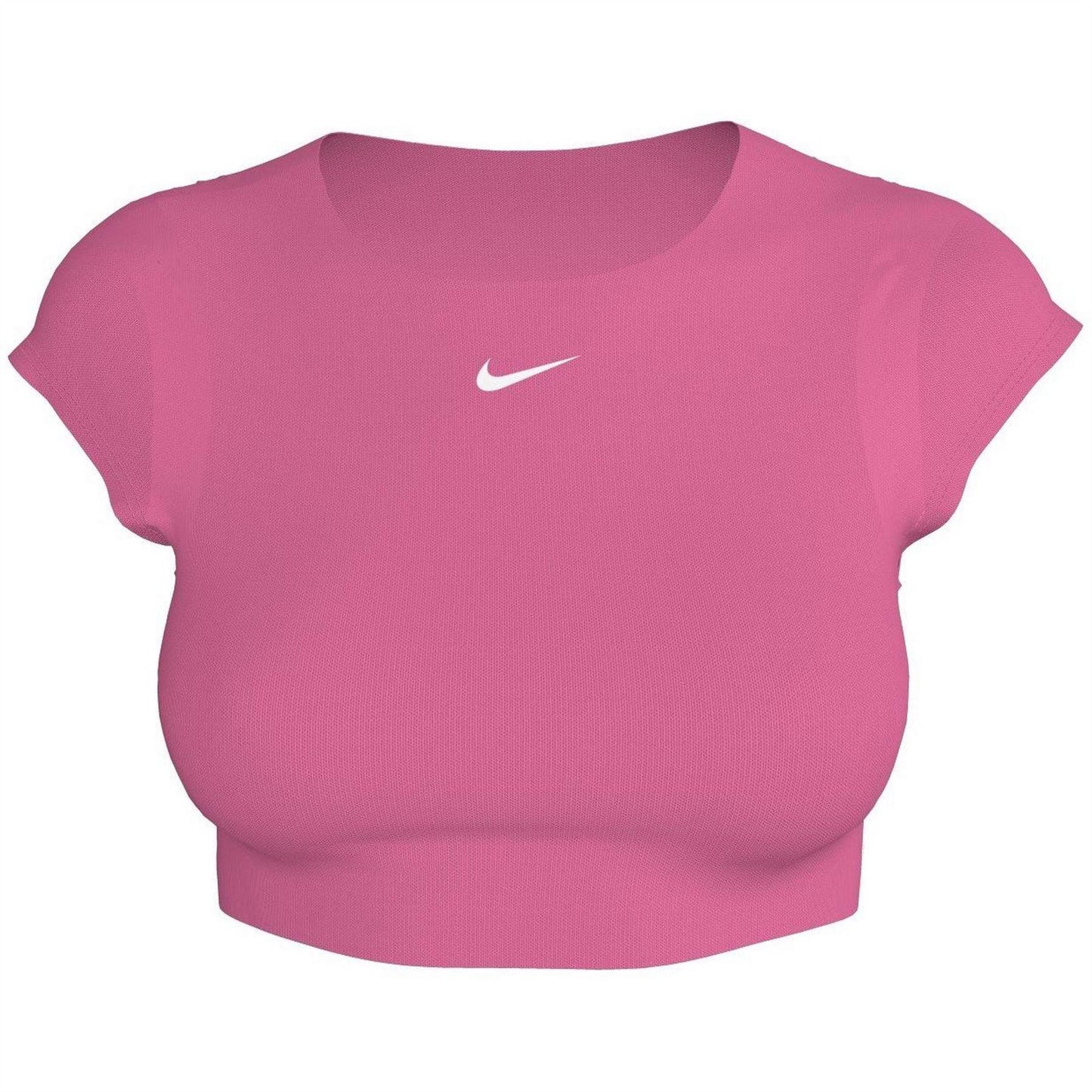 Pink Glow - Front - Nike Womens-Ladies Performance Bikini Top