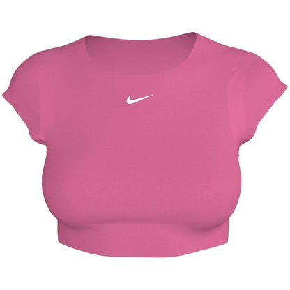Pink Glow - Front - Nike Womens-Ladies Performance Bikini Top