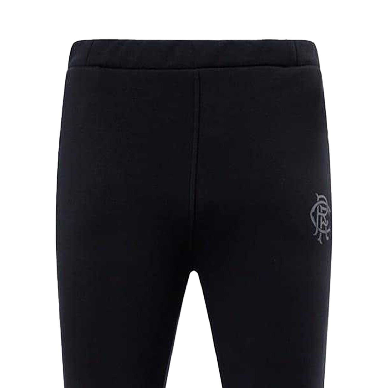 Black - Side - Rangers FC Mens Logo Slim Joggers