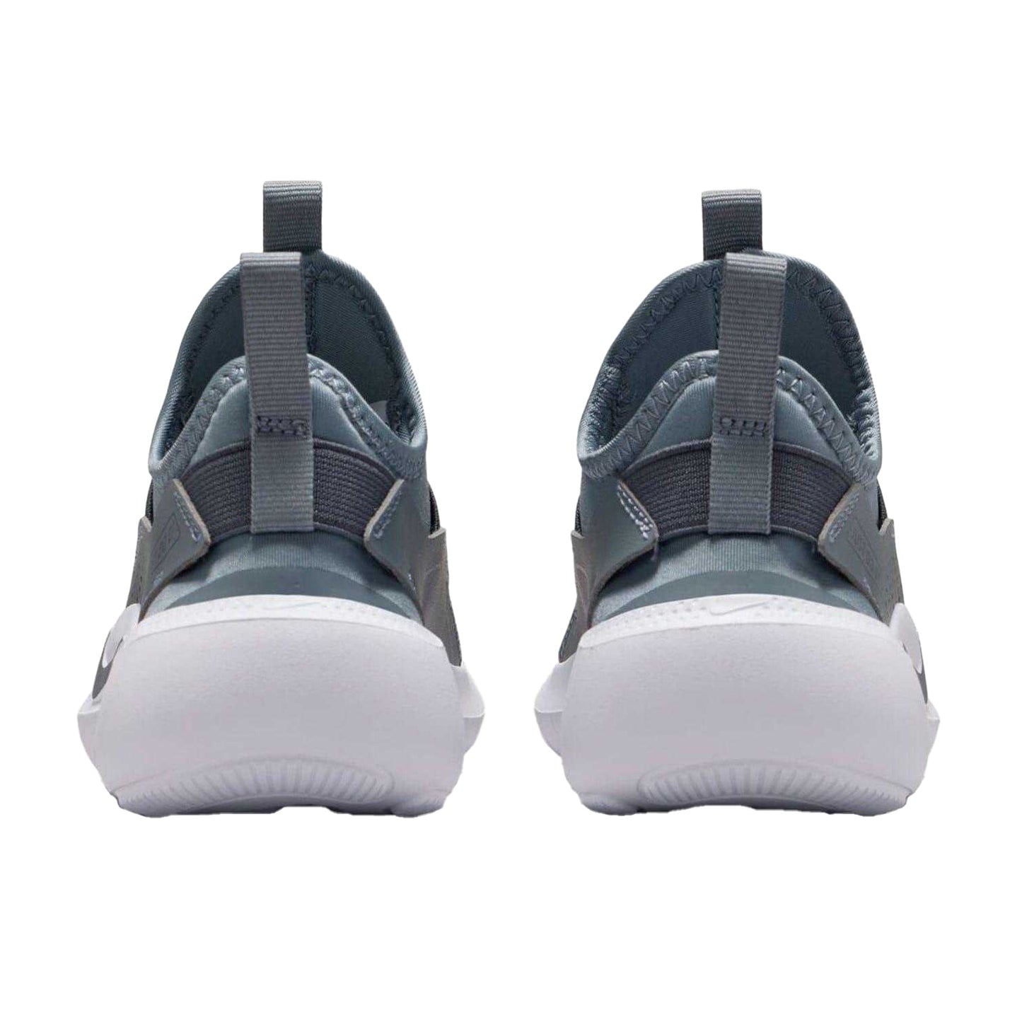 Grey-White - Back - Nike Childrens-Kids Flex Runner 4 Trainers