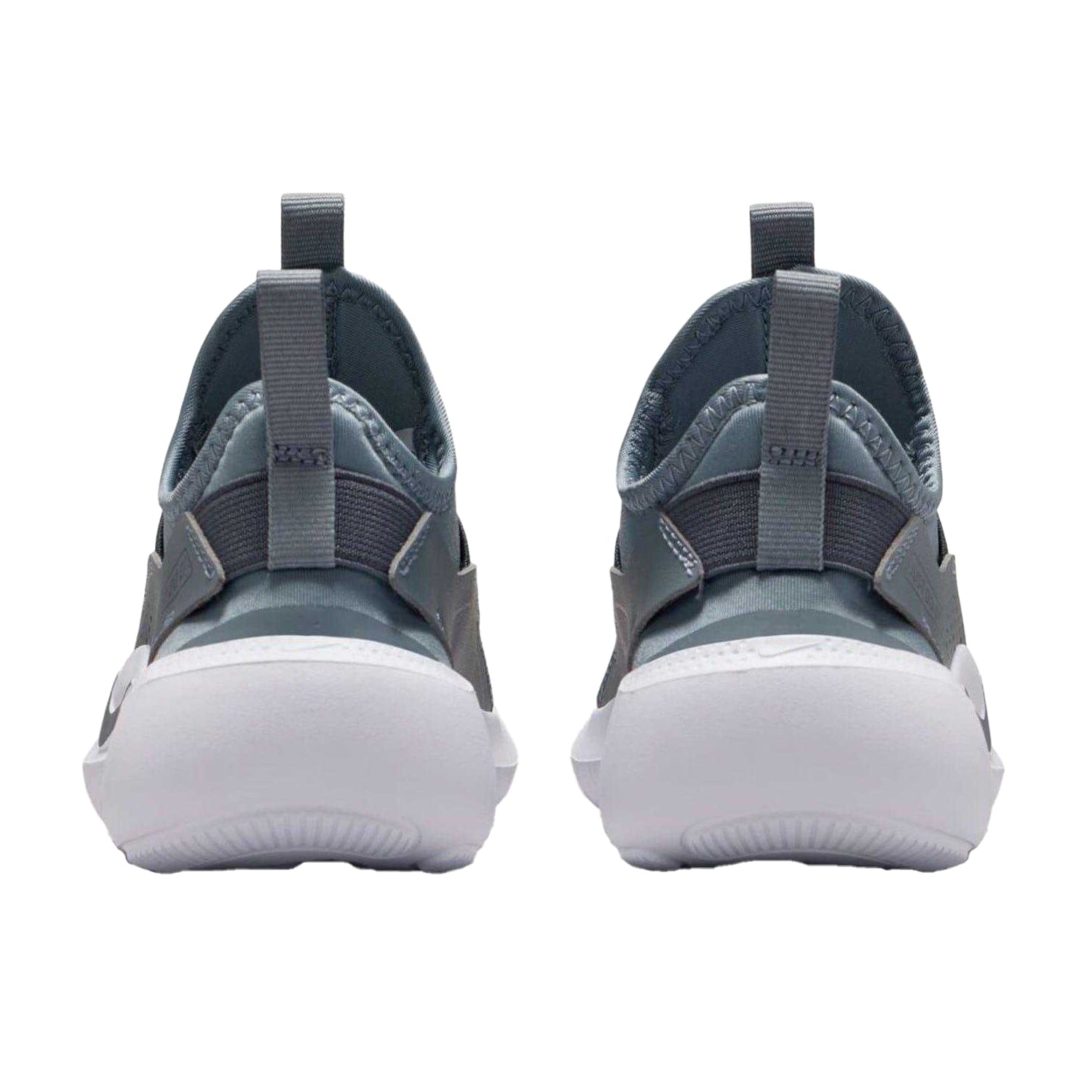 Grey-White - Back - Nike Childrens-Kids Flex Runner 4 Trainers