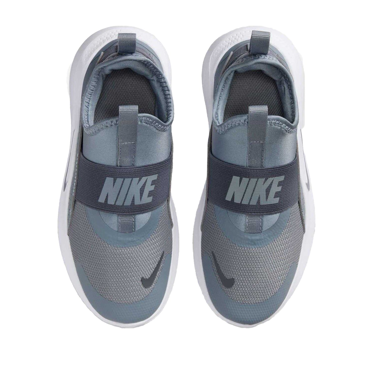 Grey-White - Lifestyle - Nike Childrens-Kids Flex Runner 4 Trainers