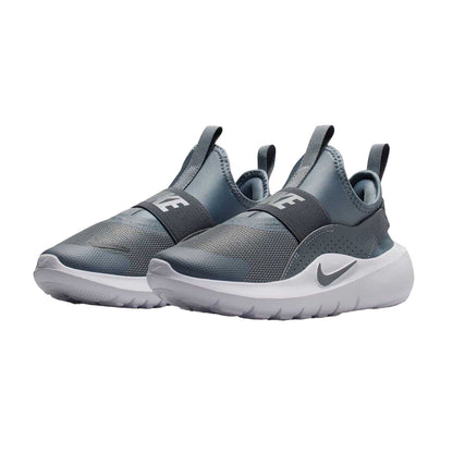 Grey-White - Pack Shot - Nike Childrens-Kids Flex Runner 4 Trainers
