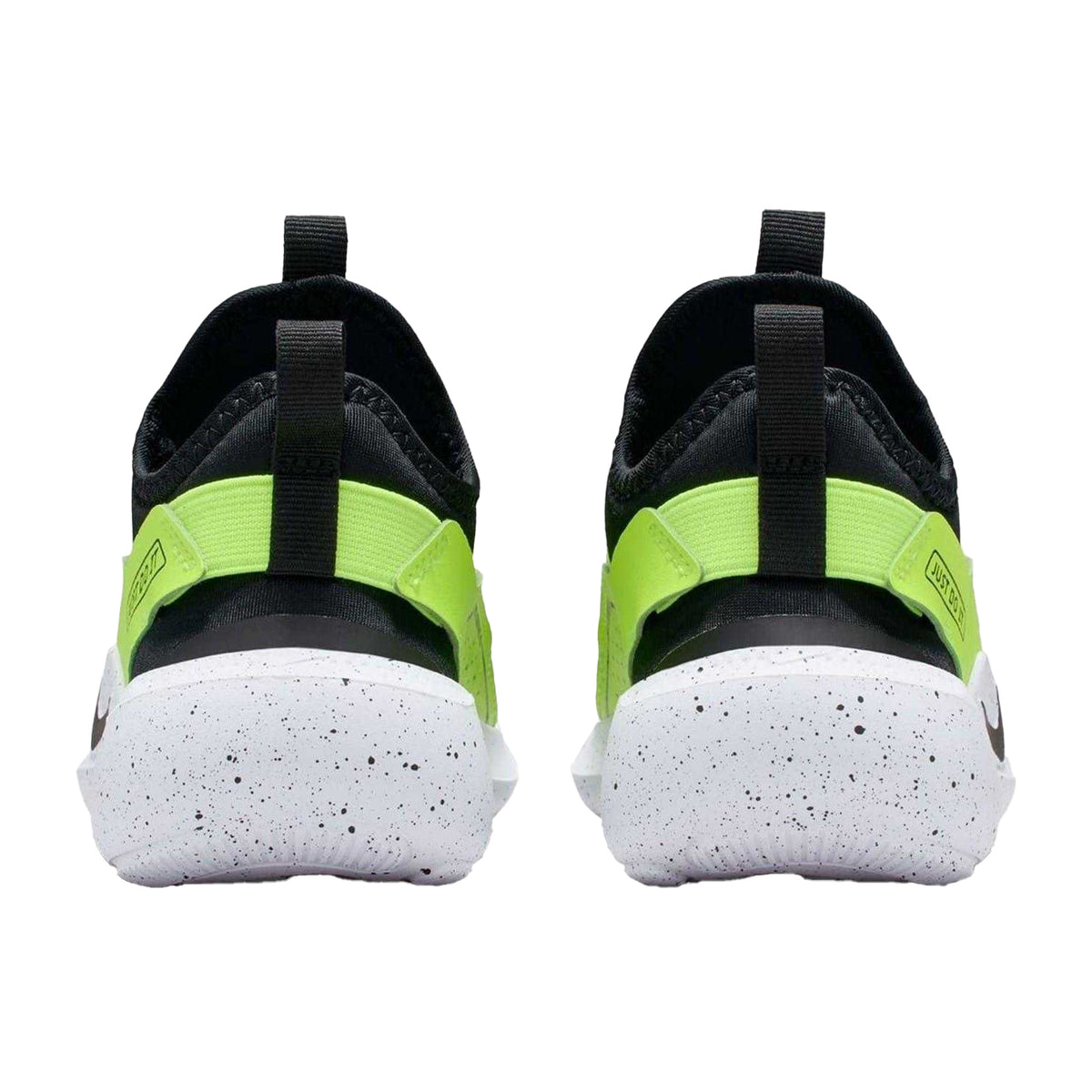 Black-Volt - Back - Nike Childrens-Kids Flex Runner 4 Trainers