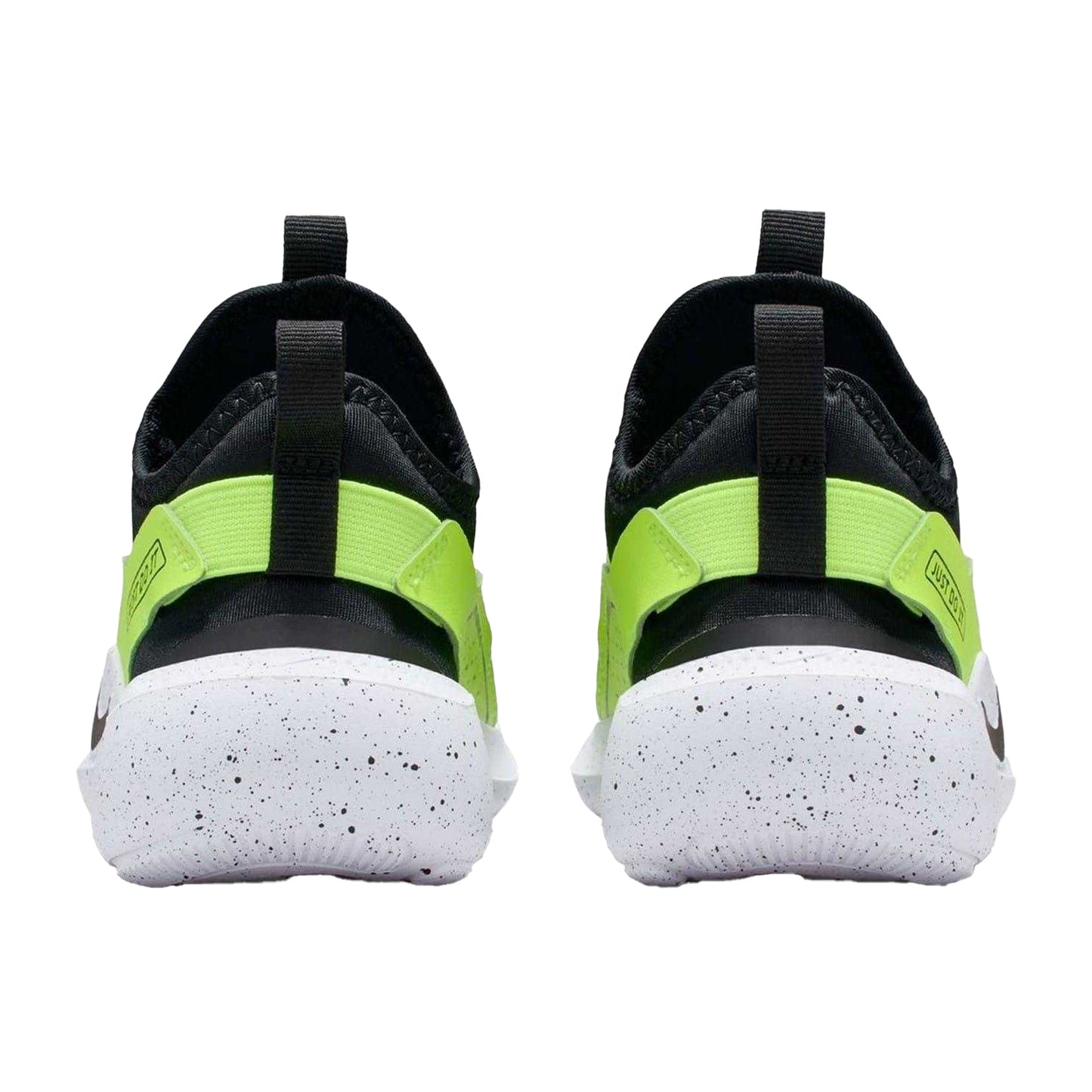Black-Volt - Back - Nike Childrens-Kids Flex Runner 4 Trainers