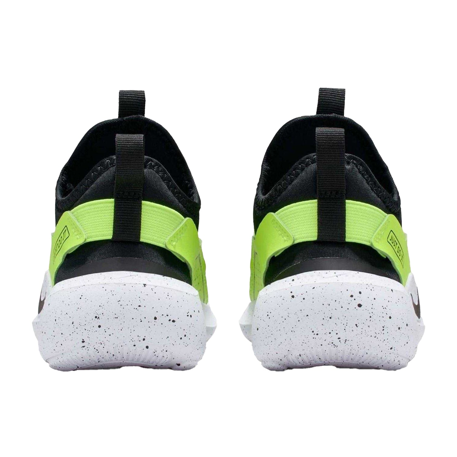 Black-Volt - Back - Nike Childrens-Kids Flex Runner 4 Trainers
