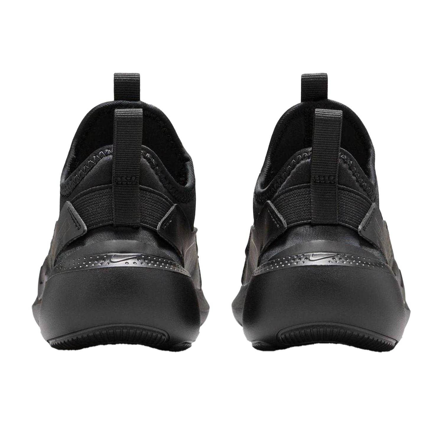 Triple Black - Back - Nike Childrens-Kids Flex Runner 4 Trainers