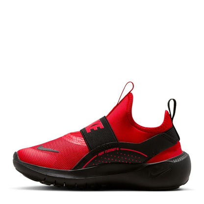 Red-Black - Back - Nike Childrens-Kids Flex Runner 4 Trainers