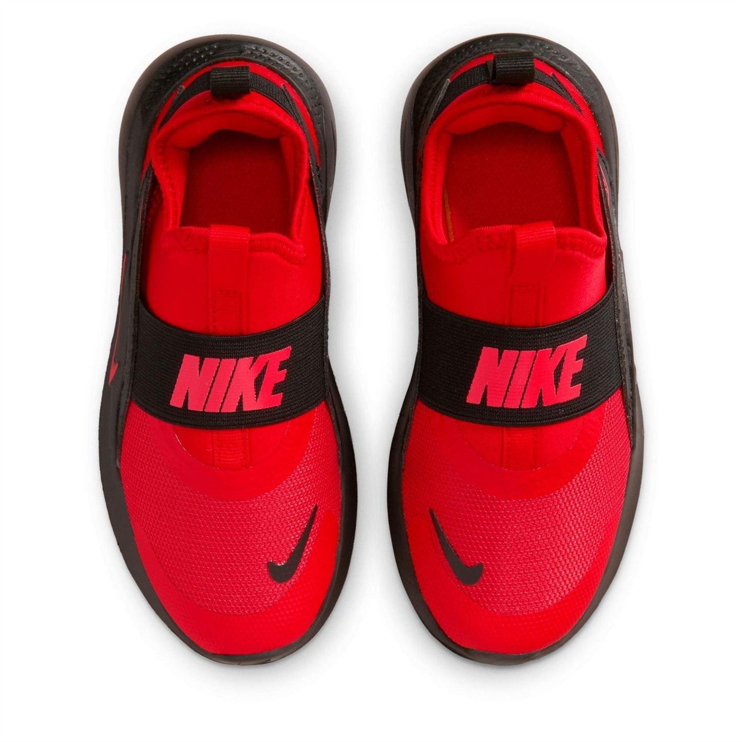 Red-Black - Pack Shot - Nike Childrens-Kids Flex Runner 4 Trainers