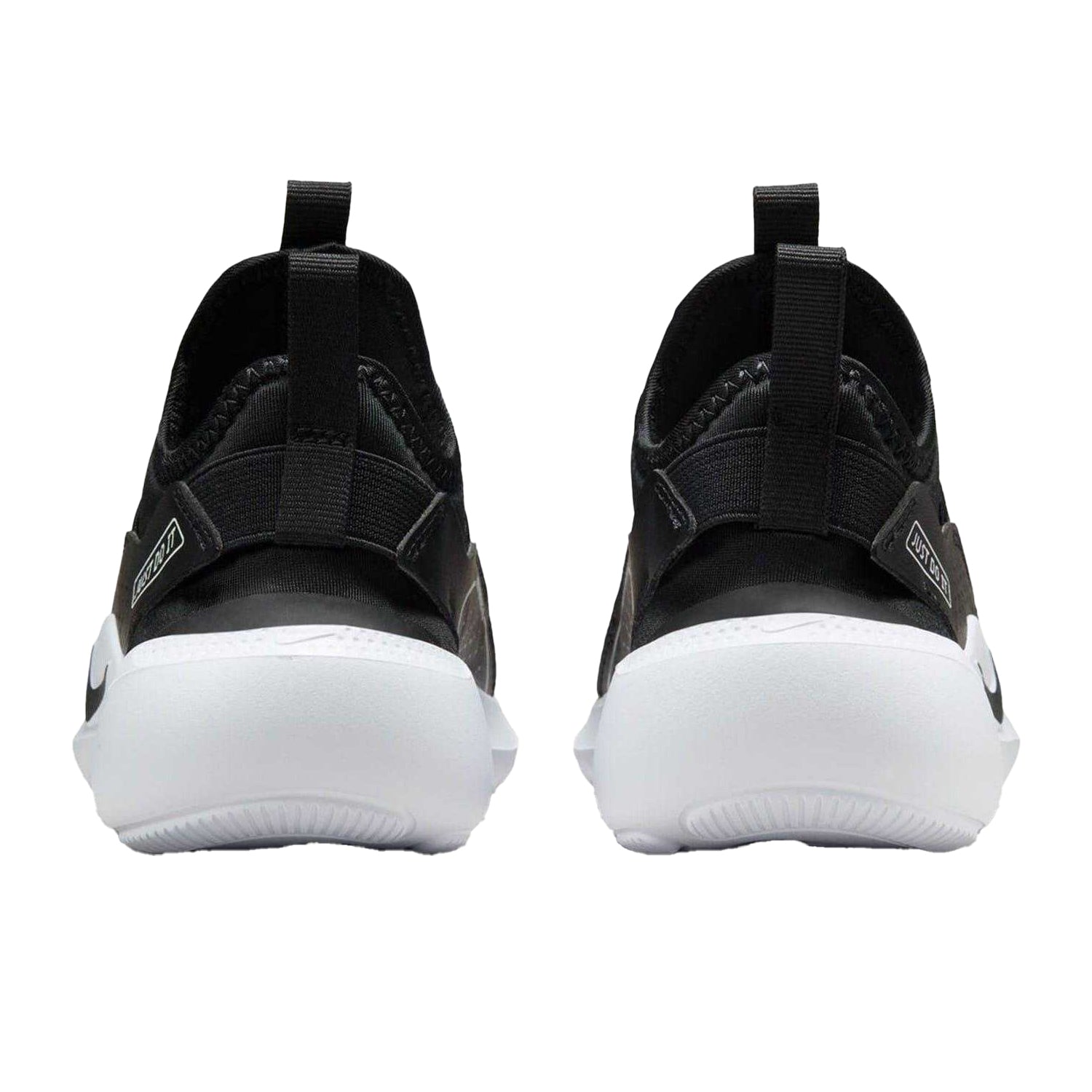 Black-White - Back - Nike Childrens-Kids Flex Runner 4 Trainers