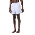 Blue - Close up - Lacoste Mens Mid Length Swim Shorts