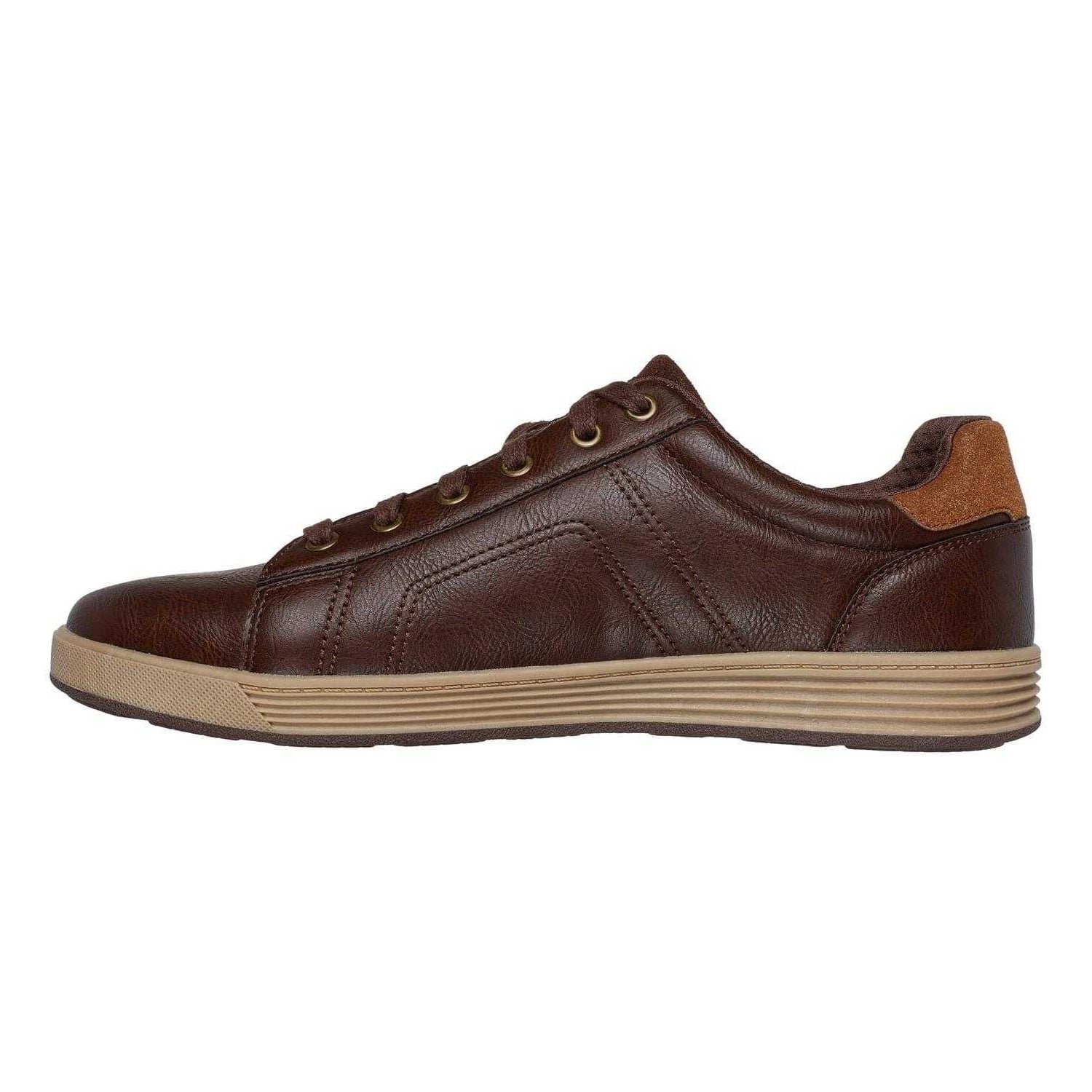 Brown - Back - Skechers Mens Cavell Hensley Trainers