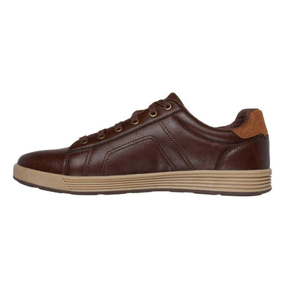 Brown - Back - Skechers Mens Cavell Hensley Trainers
