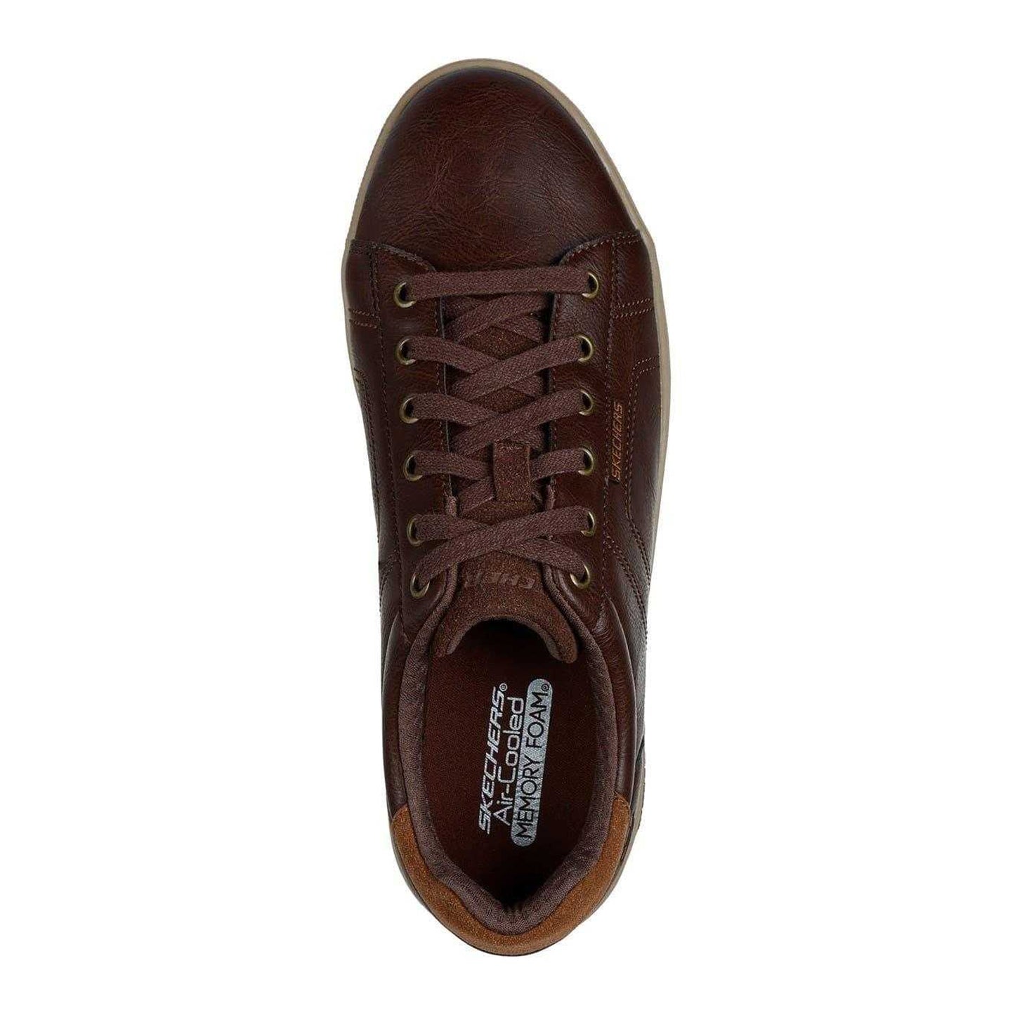 Brown - Side - Skechers Mens Cavell Hensley Trainers