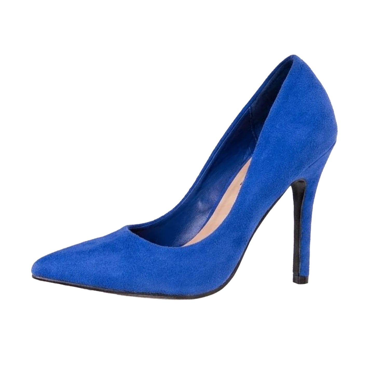 Royal Blue - Back - Where´s That From Womens-Ladies Leah Almond Stiletto Heel Court Shoes