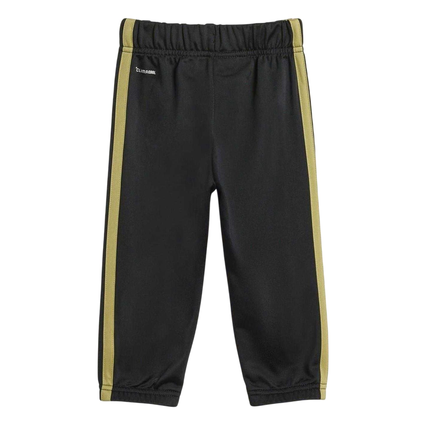 Black-Gold - Side - Adidas Baby 3 Stripes Tracksuit Set