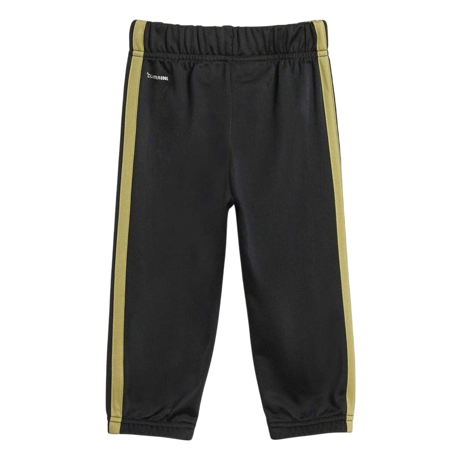 Black-Gold - Side - Adidas Baby 3 Stripes Tracksuit Set