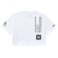 White - Back - Lacoste Womens-Ladies Minecraft Organic Cotton T-Shirt