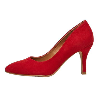 Red - Back - Where´s That From Womens-Ladies Paola Mid Stiletto Court Shoes