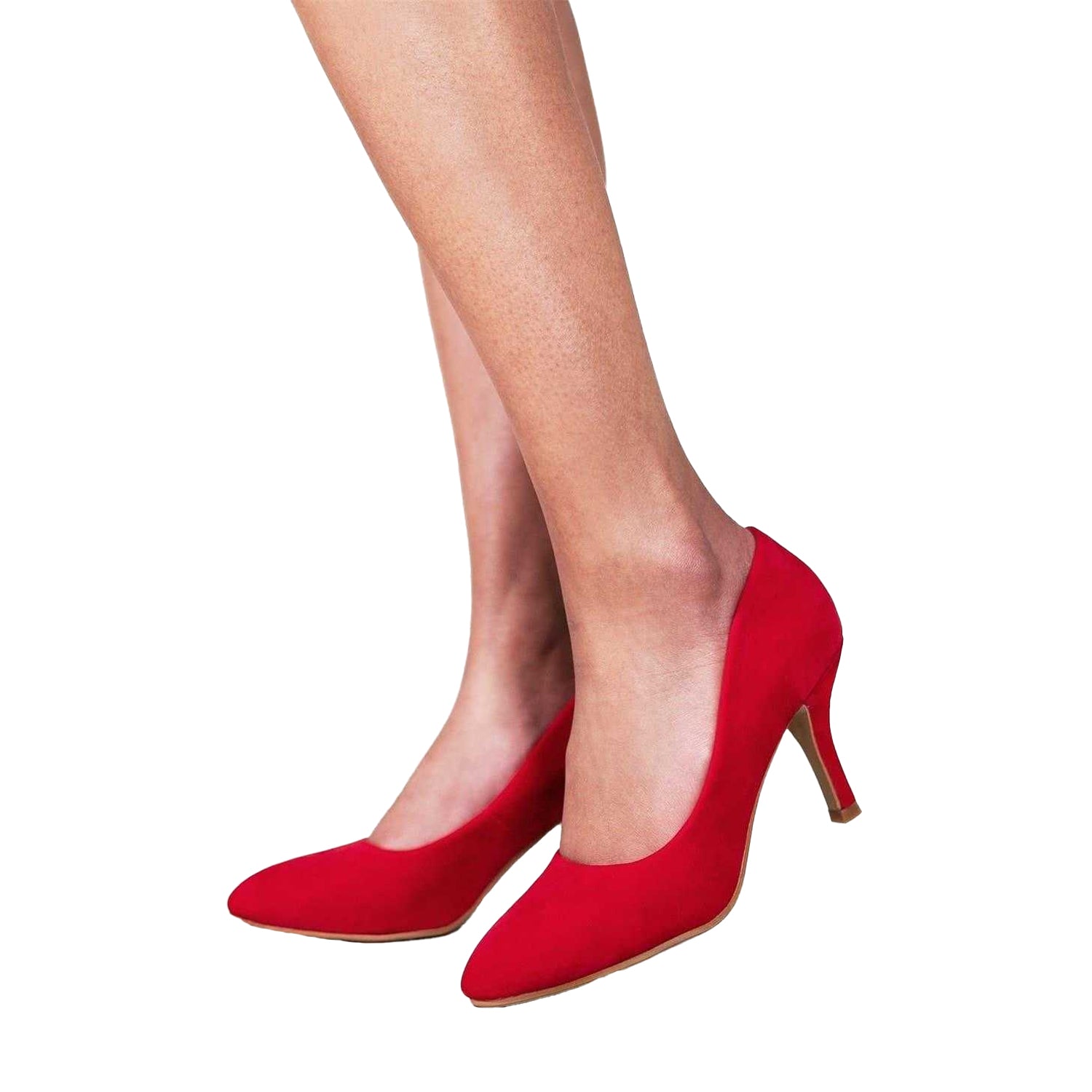 Red - Pack Shot - Where´s That From Womens-Ladies Paola Mid Stiletto Court Shoes