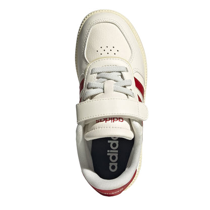 White-Scarlet - Lifestyle - Adidas Childrens-Kids Breaknet Trainers