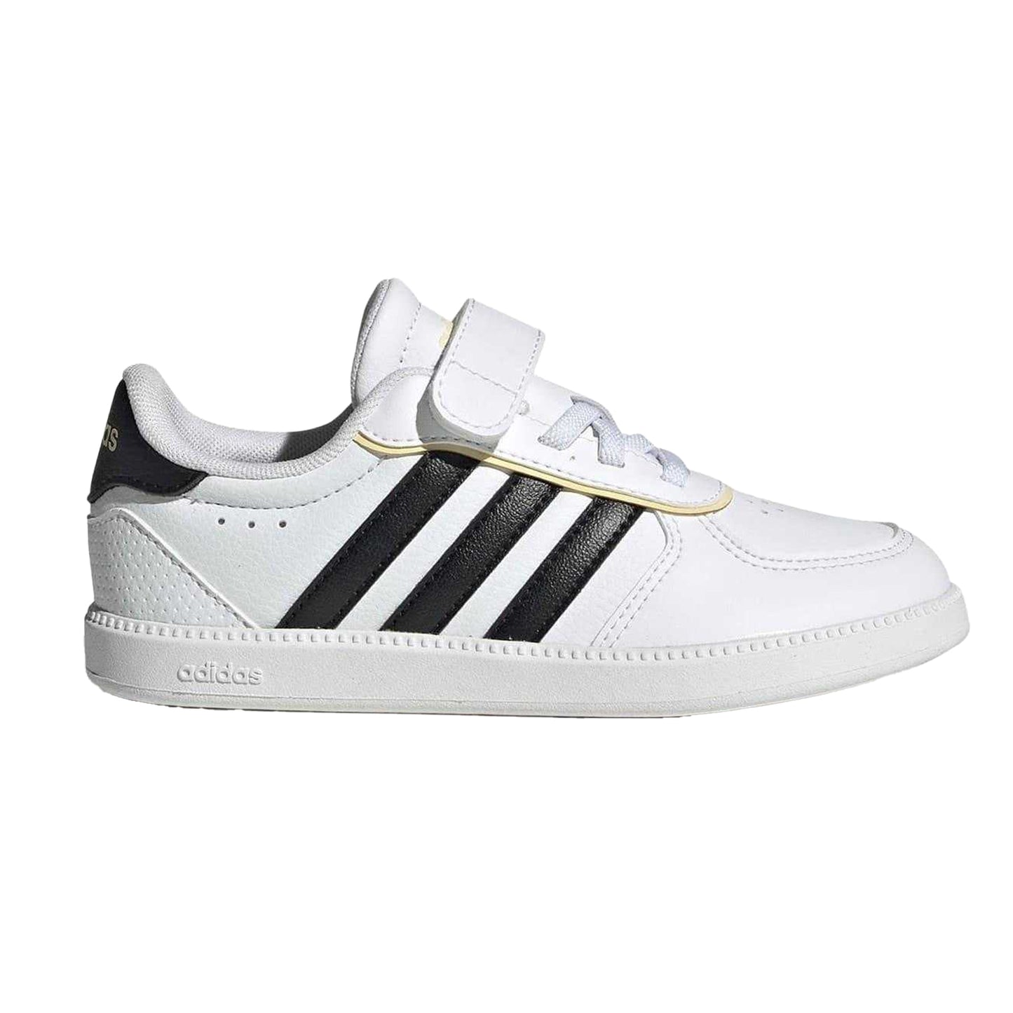 White-Black - Front - Adidas Childrens-Kids Breaknet Trainers